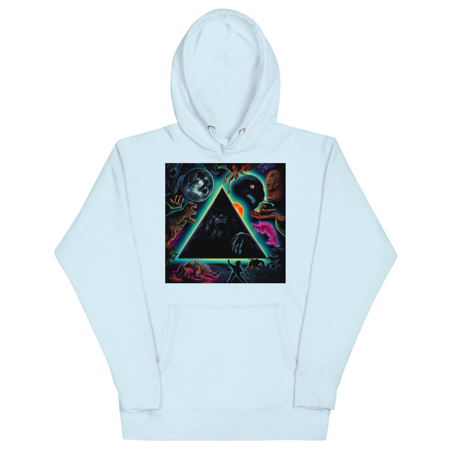 Black Gate Pyramid of Cryptids Unisex Hoodie