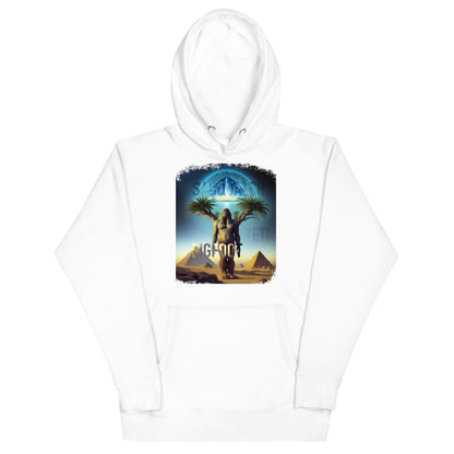 Sasquatch Yeti Bigfoot Pyramid Unisex Hoodie