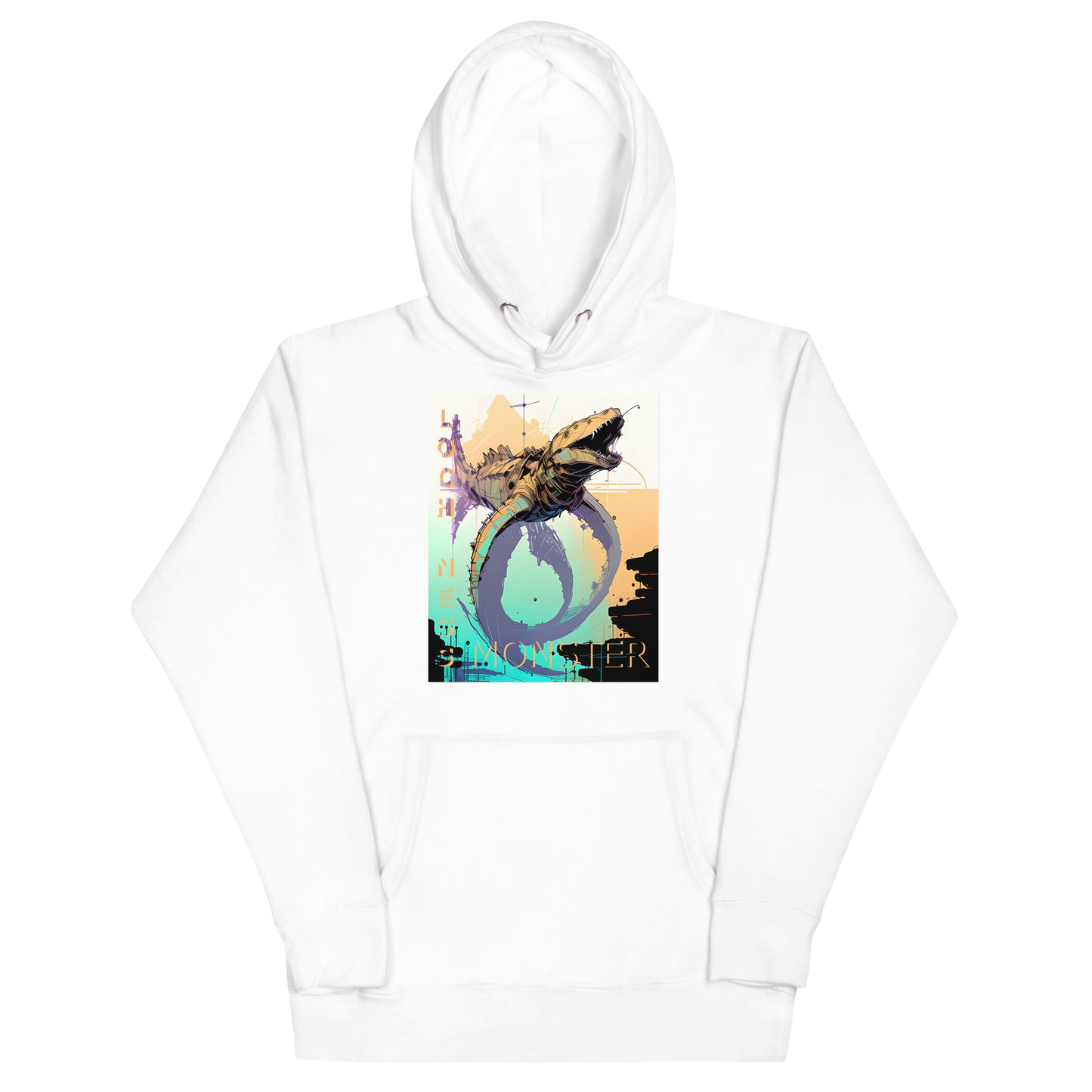 Loch Ness Monster Inkpunk Unisex Hoodie