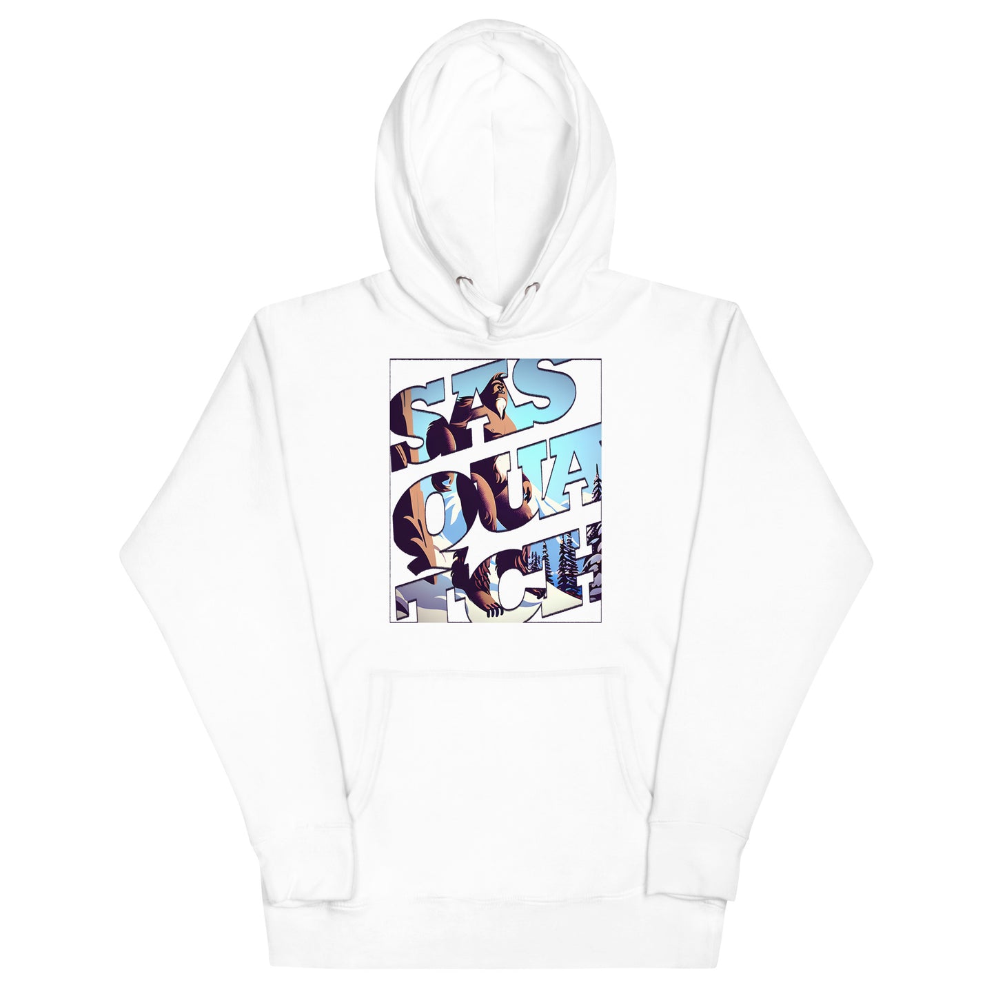 Sasquatch Snowy Anime Unisex Hoodie