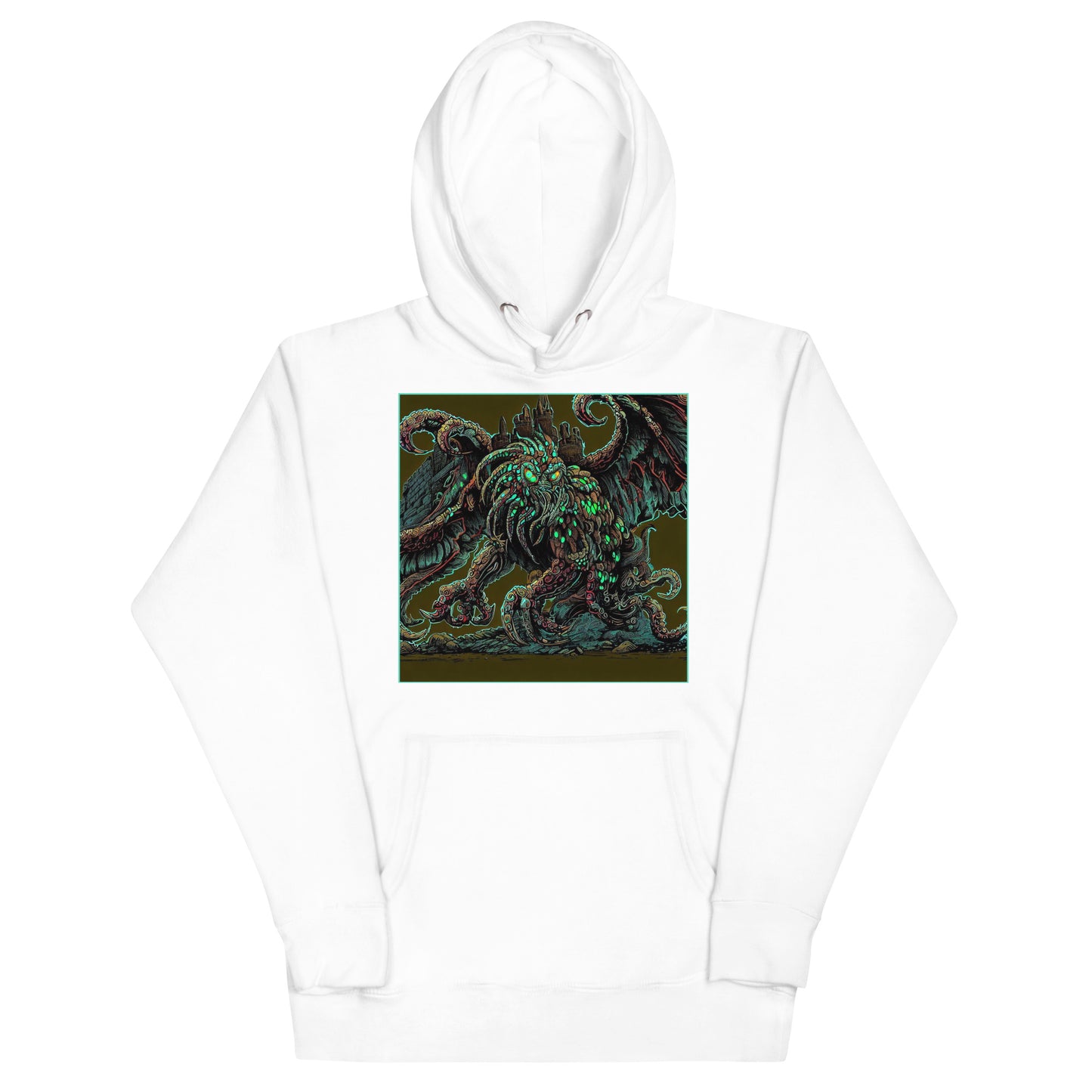 Cthulhu Castle Attack Unisex Hoodie