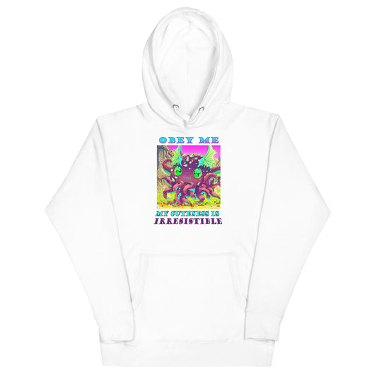 Obey Me, My Cuteness is Irresistible Unisex Hoodie