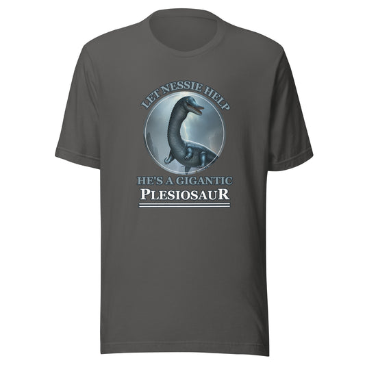 Let Nessie Help Unisex t-shirt