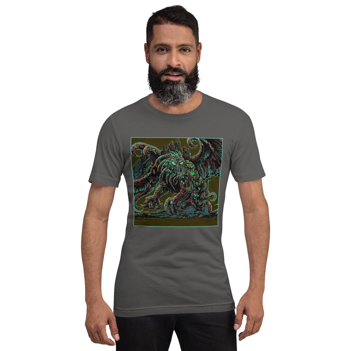 Cthulhu Castle Attack Unisex t-shirt