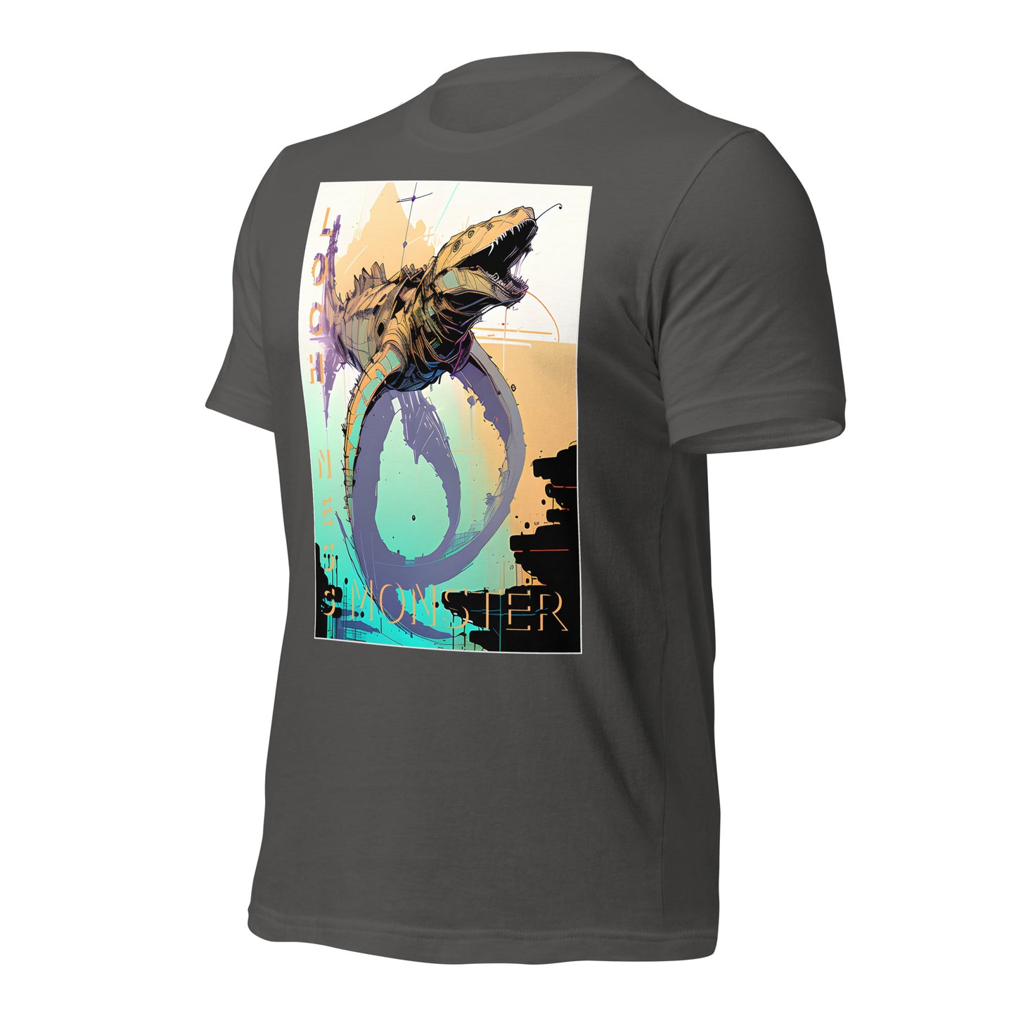 Loch Ness Monster Inkpunk Unisex t-shirt