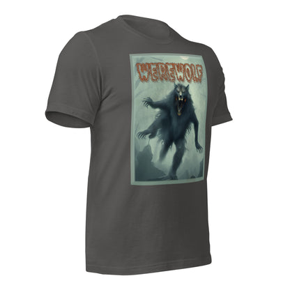 Werewolf Misty Graveyard Unisex t-shirt