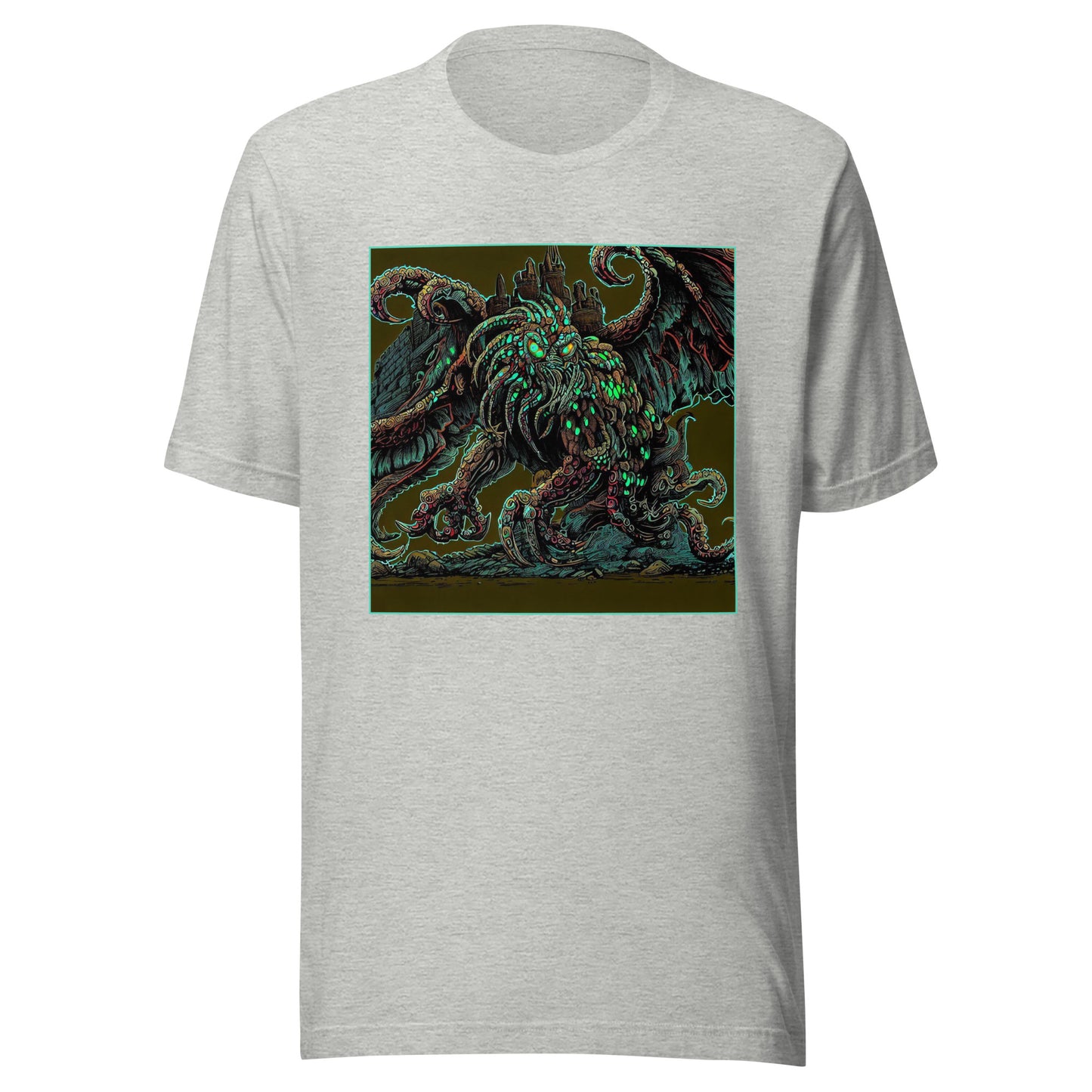 Cthulhu Castle Attack Unisex t-shirt