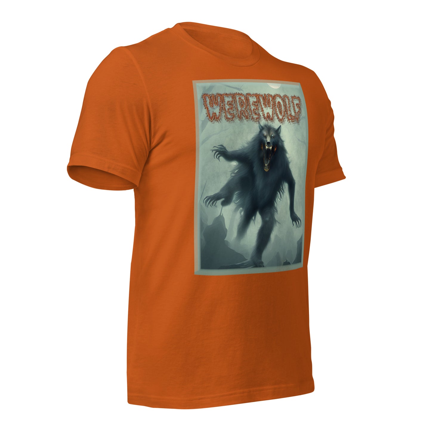 Werewolf Misty Graveyard Unisex t-shirt