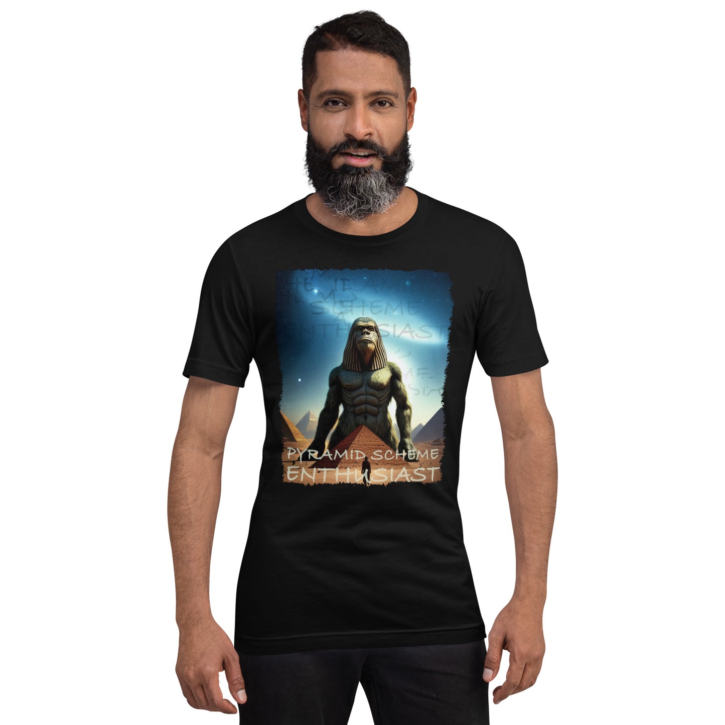 Pyramid Scheme Enthusiast Sasquatch Unisex t-shirt