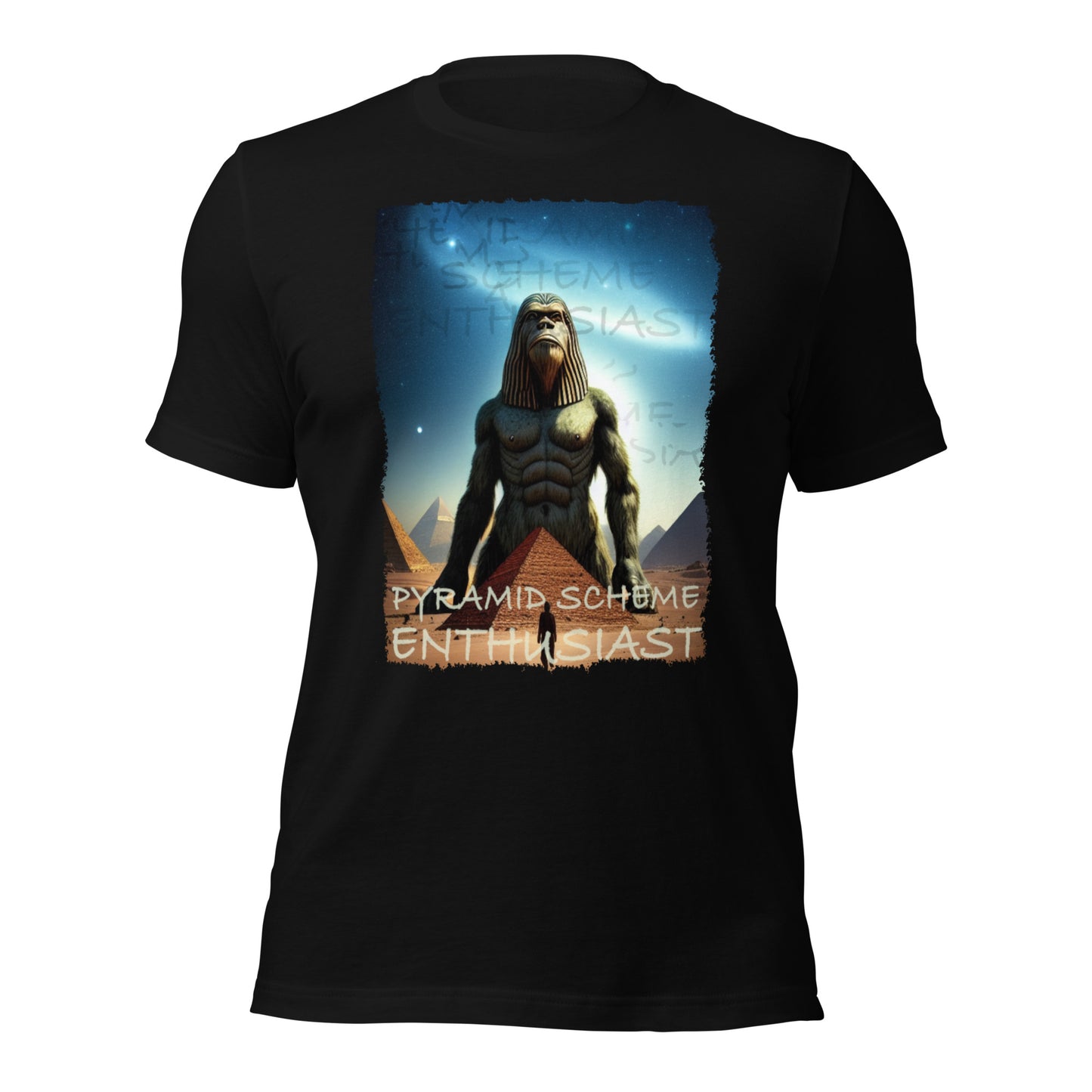 Pyramid Scheme Enthusiast Sasquatch Unisex t-shirt