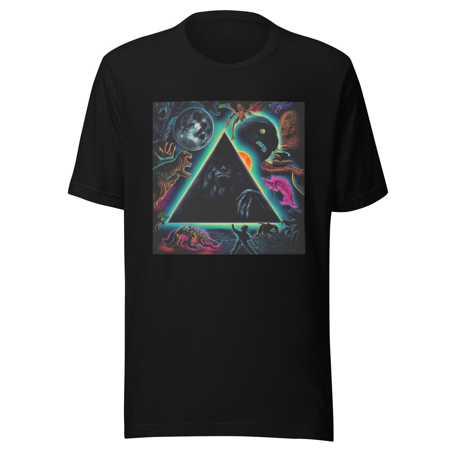 Black Gate Pyramid of Cryptids Unisex t-shirt