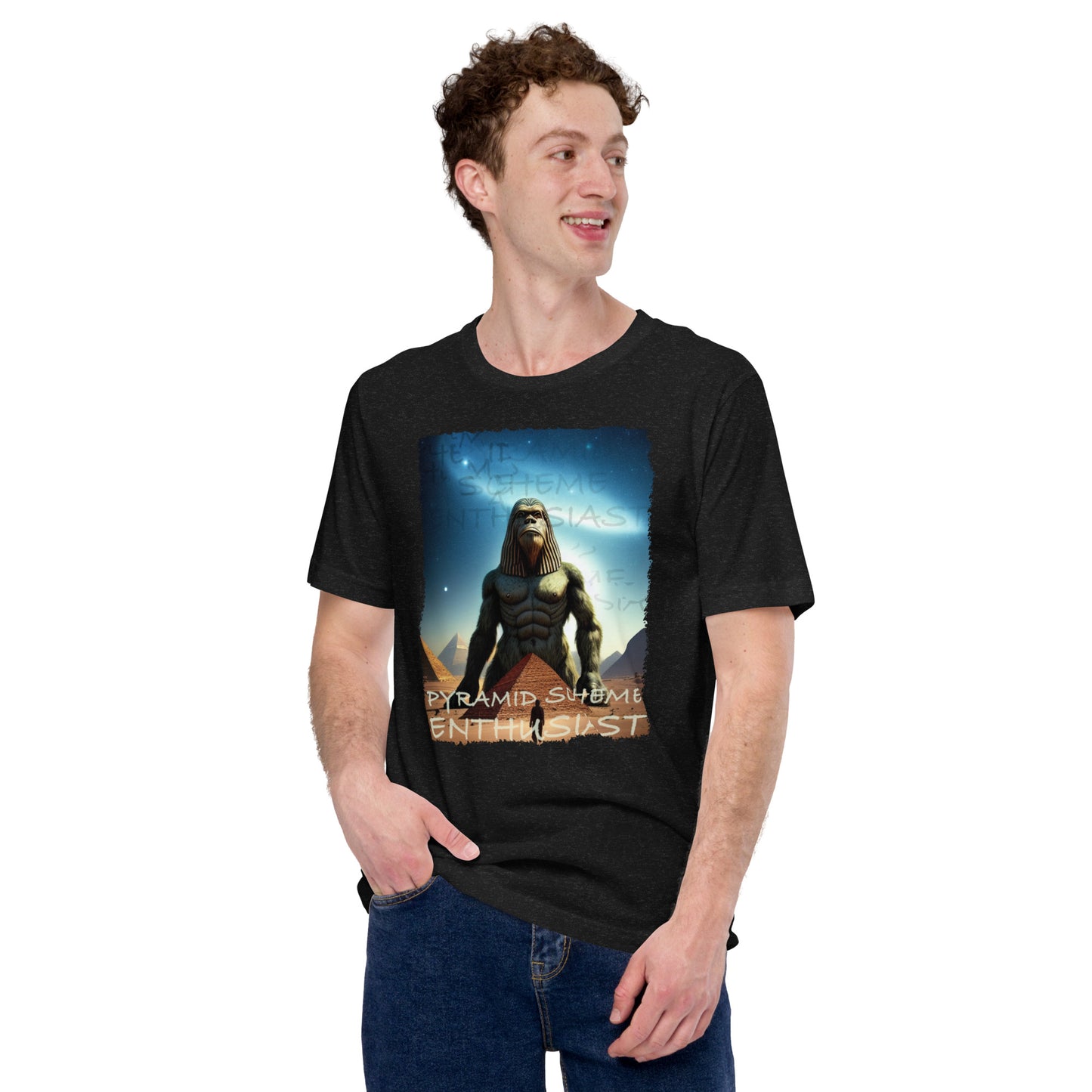 Pyramid Scheme Enthusiast Sasquatch Unisex t-shirt