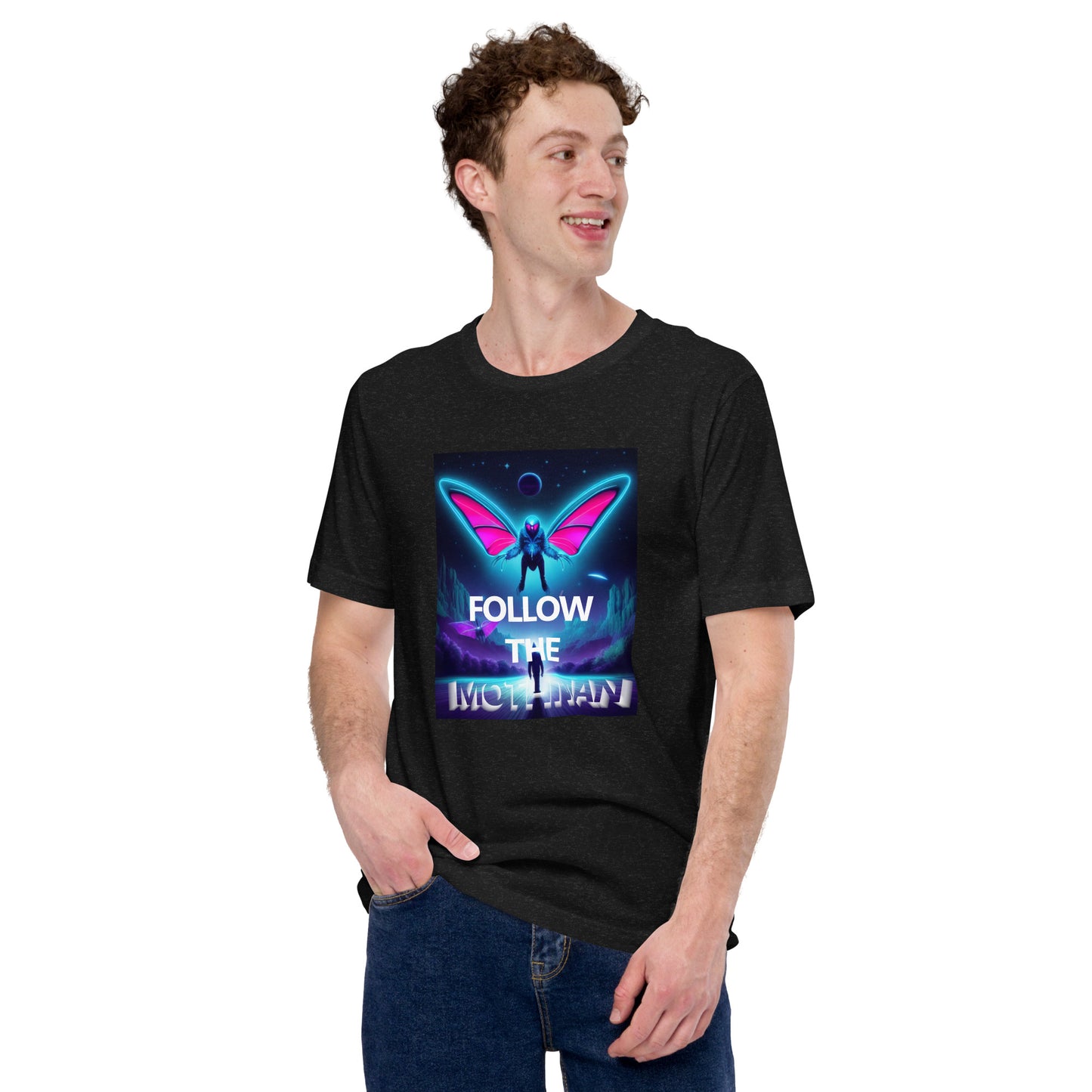 Follow The Mothman Unisex t-shirt