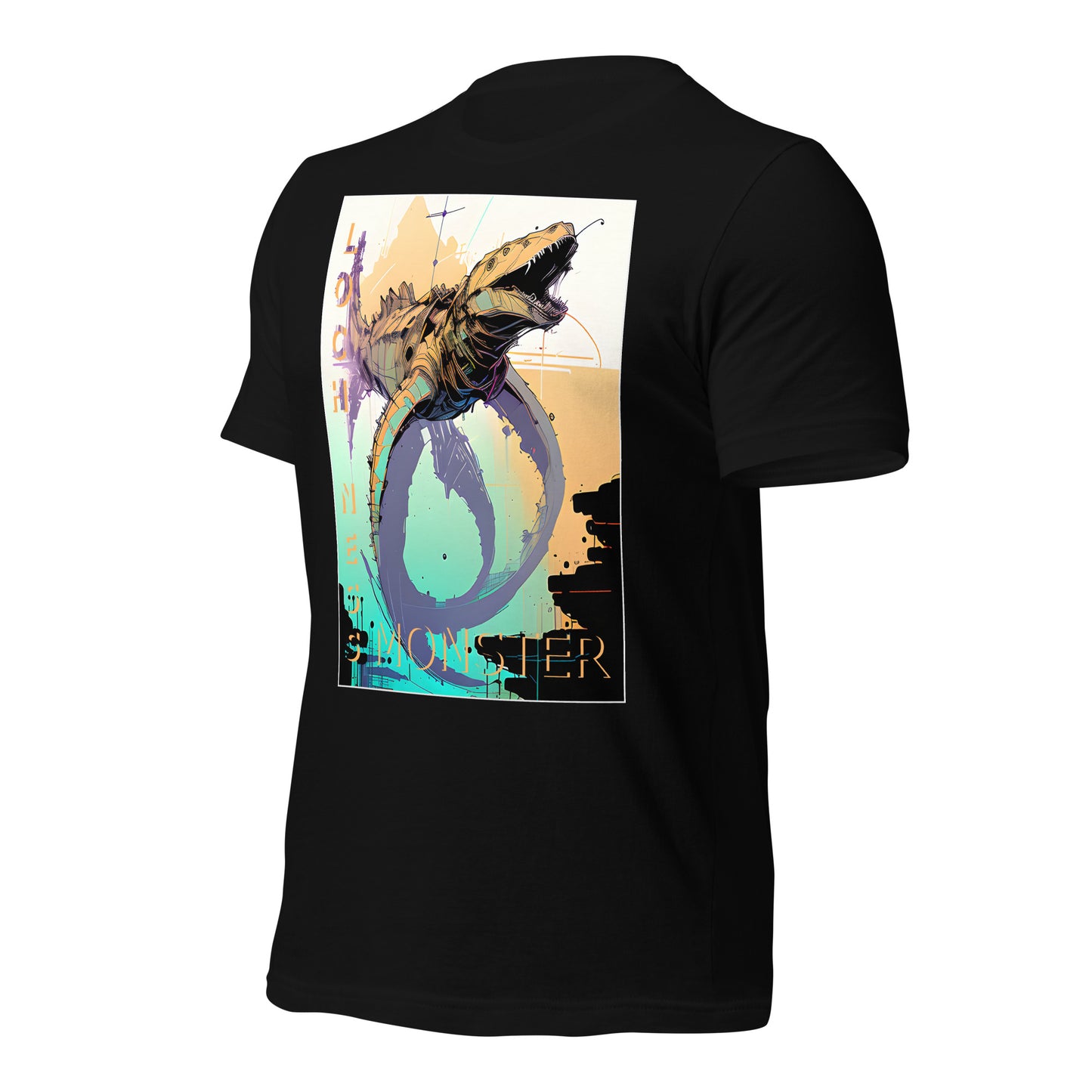 Loch Ness Monster Inkpunk Unisex t-shirt