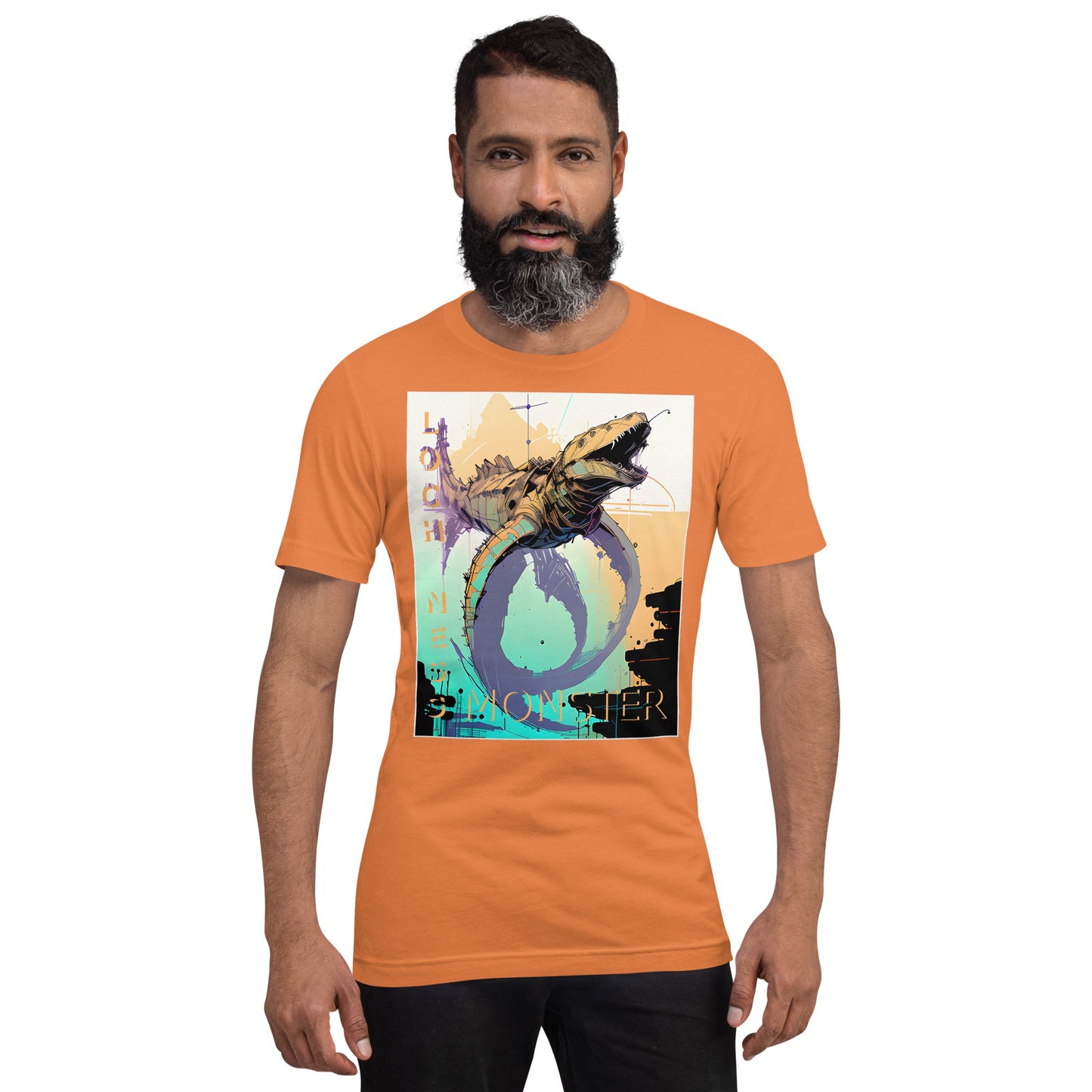 Loch Ness Monster Inkpunk Unisex t-shirt