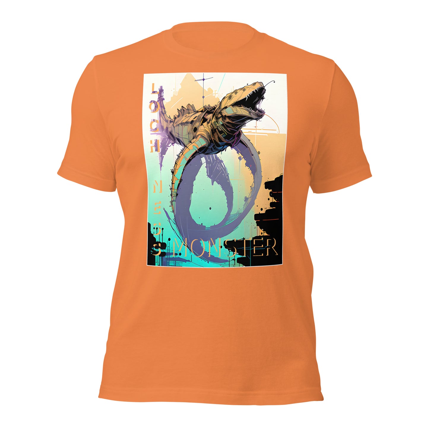 Loch Ness Monster Inkpunk Unisex t-shirt