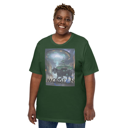 MOOFON - Mooing Flying Object Network Unisex t-shirt