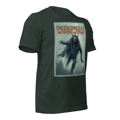 Werewolf Misty Graveyard Unisex t-shirt