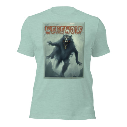 Werewolf Misty Graveyard Unisex t-shirt