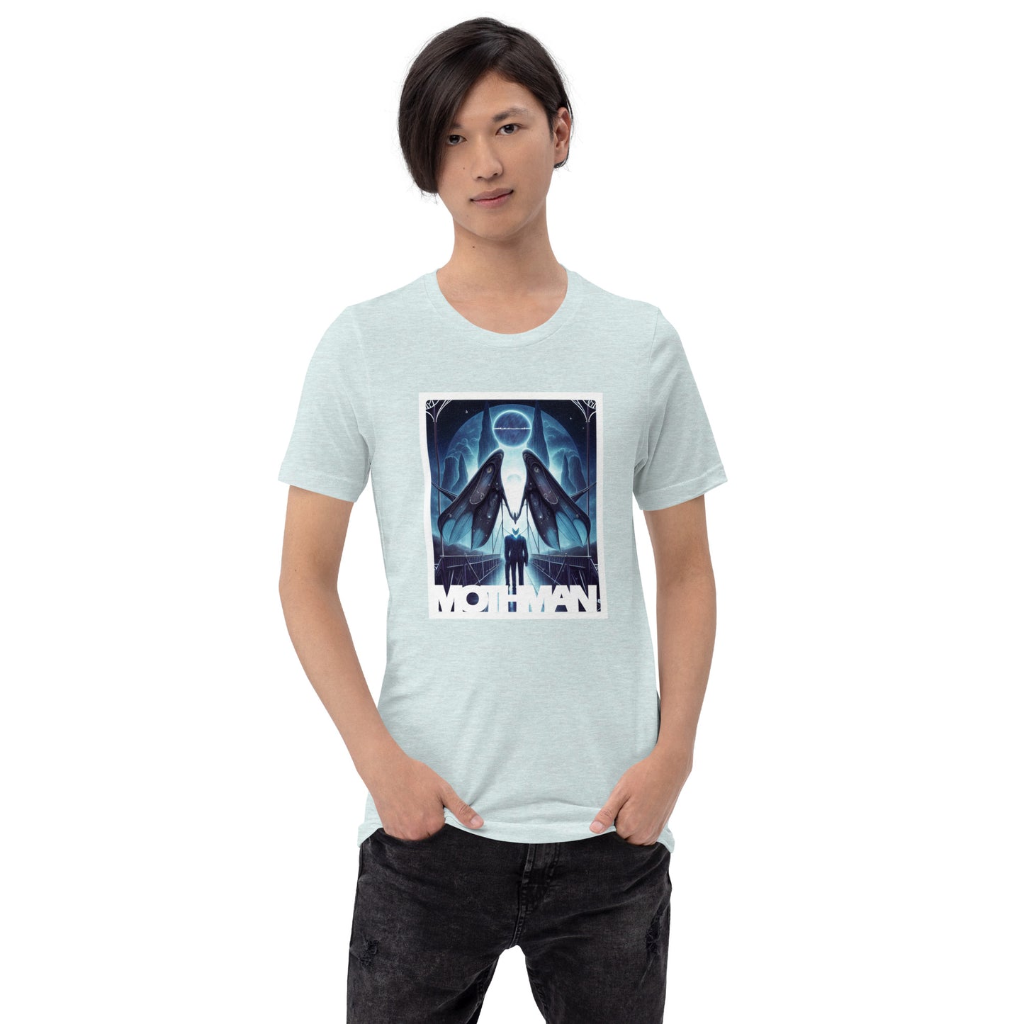 Mothman Bridge Eclipse Unisex t-shirt