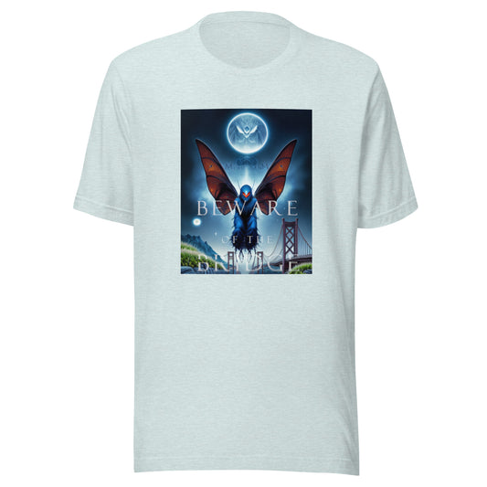 Beware of the Bridge Mothman Encounter Unisex t-shirt