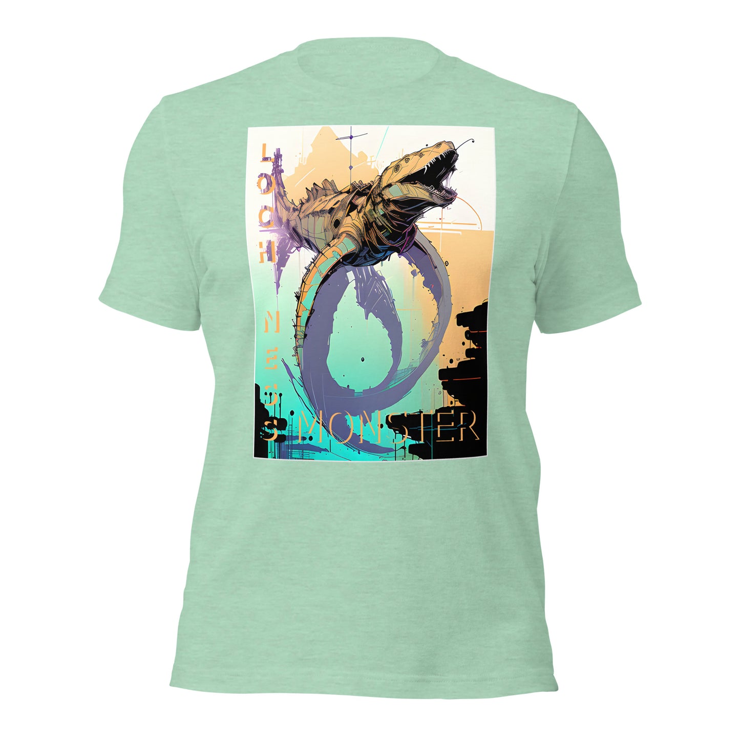 Loch Ness Monster Inkpunk Unisex t-shirt