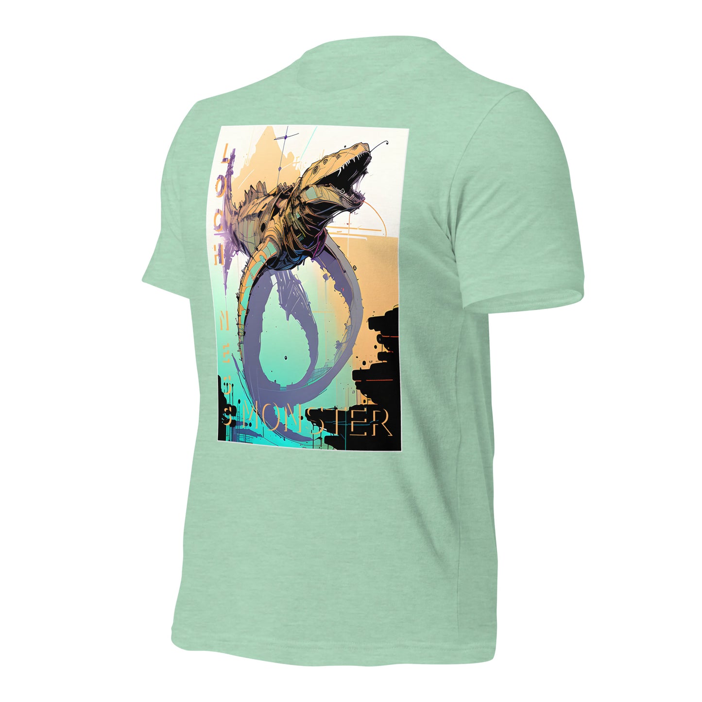 Loch Ness Monster Inkpunk Unisex t-shirt