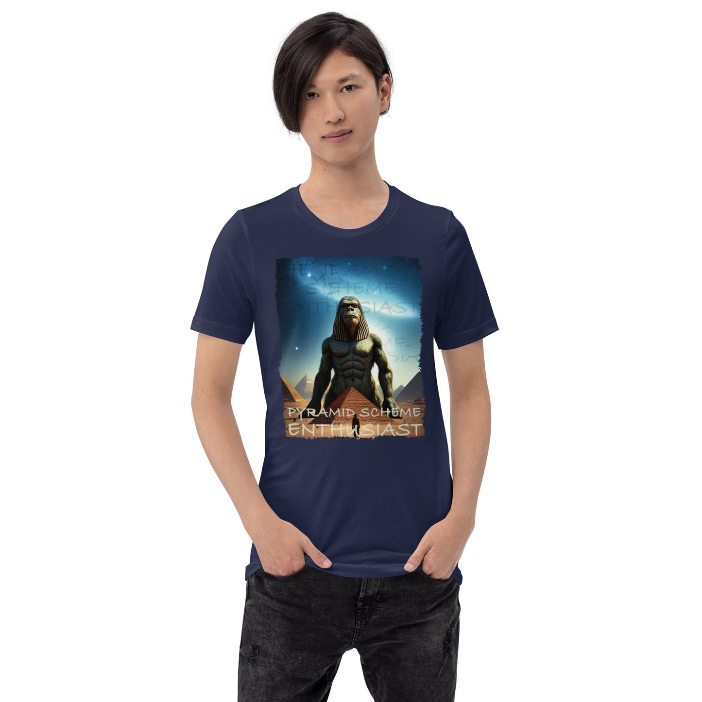 Pyramid Scheme Enthusiast Sasquatch Unisex t-shirt