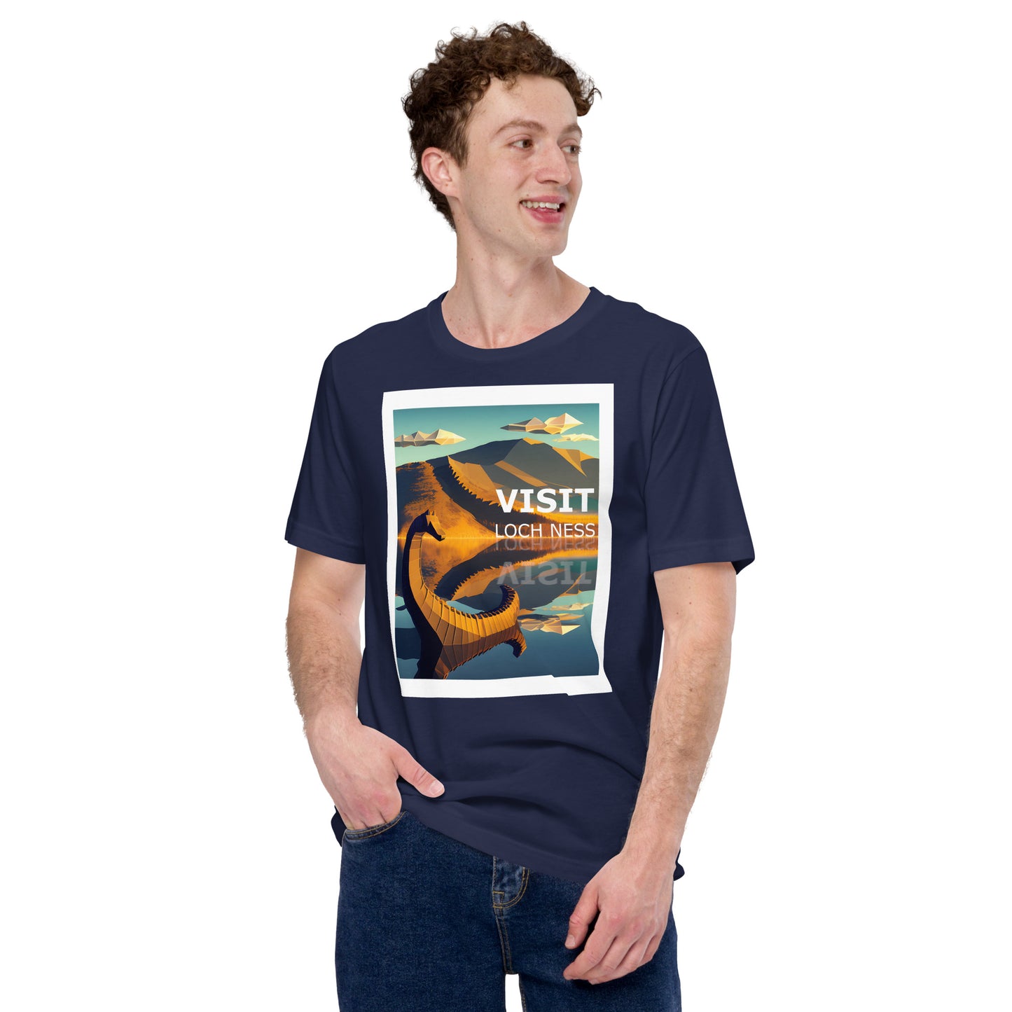 Visit Loch Ness Nessie Unisex t-shirt