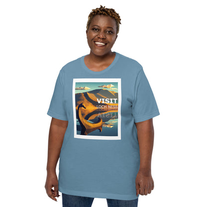 Visit Loch Ness Nessie Unisex t-shirt