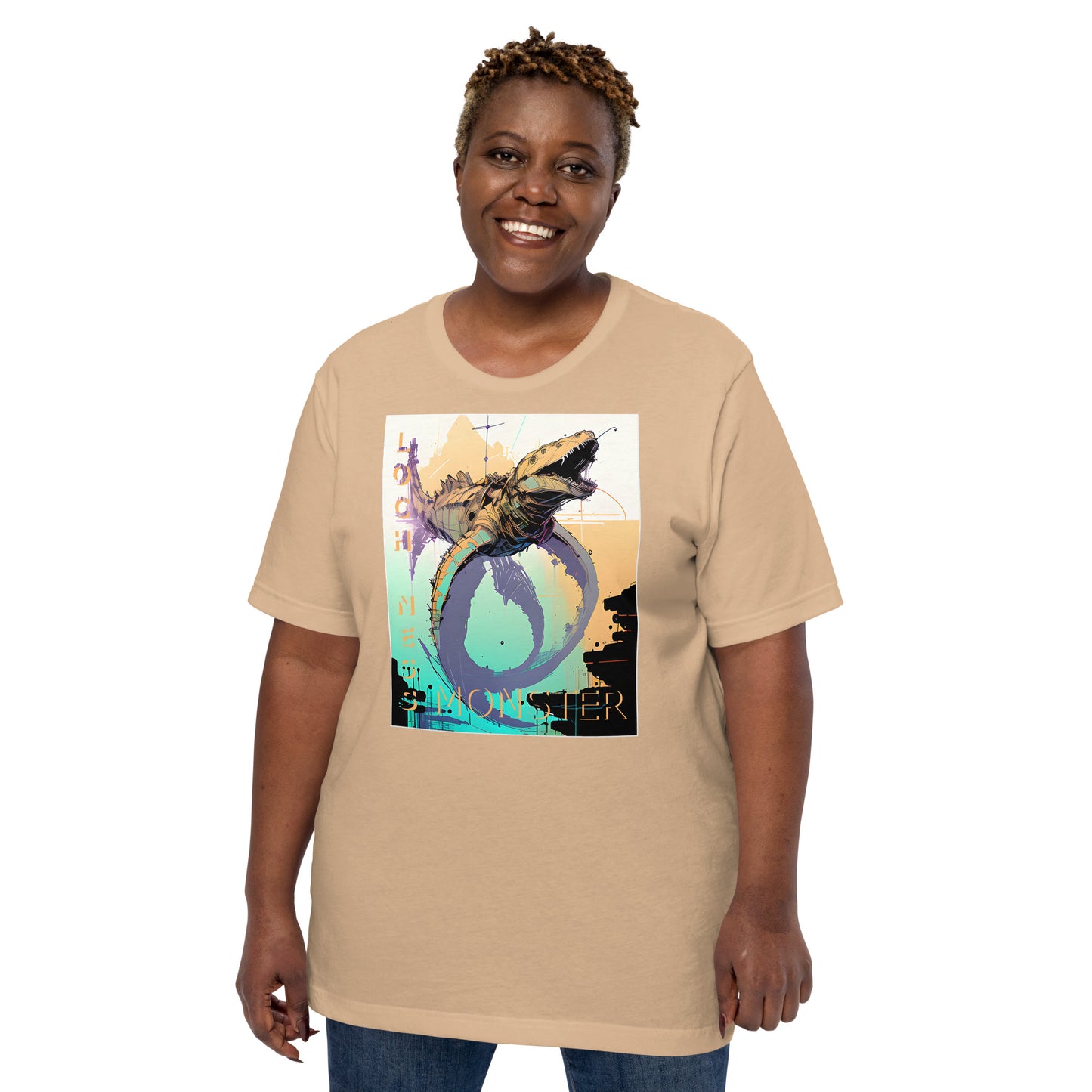 Loch Ness Monster Inkpunk Unisex t-shirt