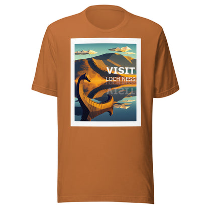 Visit Loch Ness Nessie Unisex t-shirt