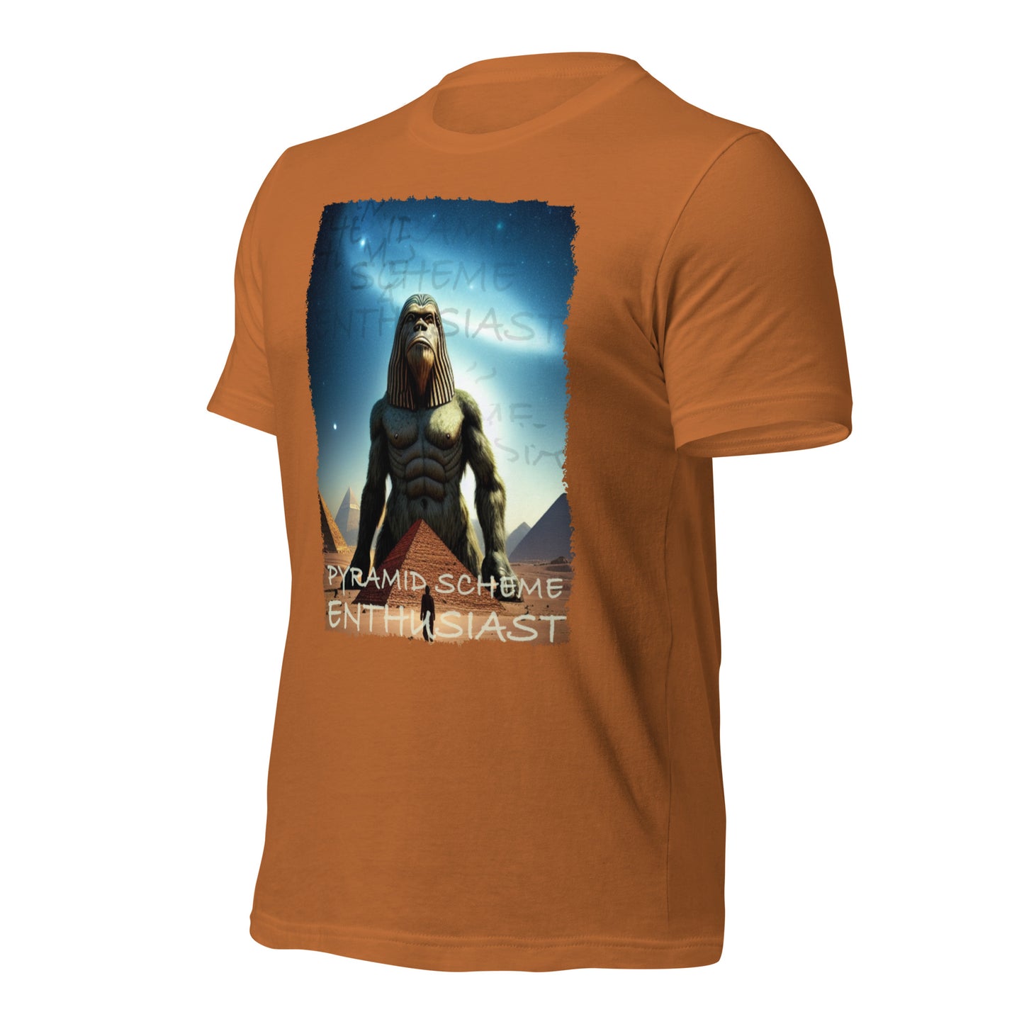 Pyramid Scheme Enthusiast Sasquatch Unisex t-shirt