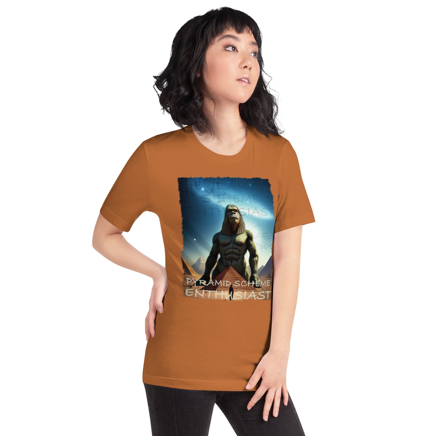 Pyramid Scheme Enthusiast Sasquatch Unisex t-shirt