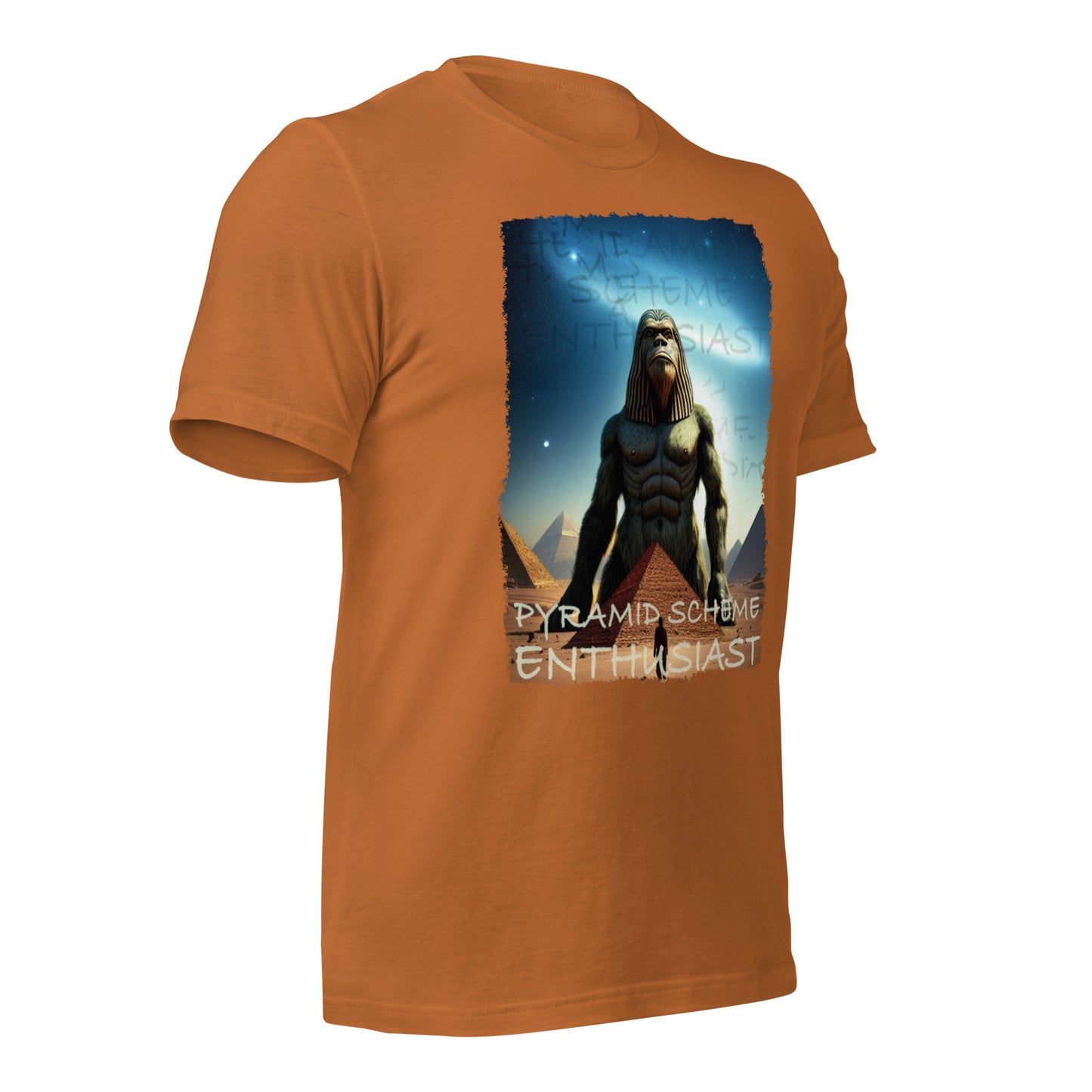 Pyramid Scheme Enthusiast Sasquatch Unisex t-shirt