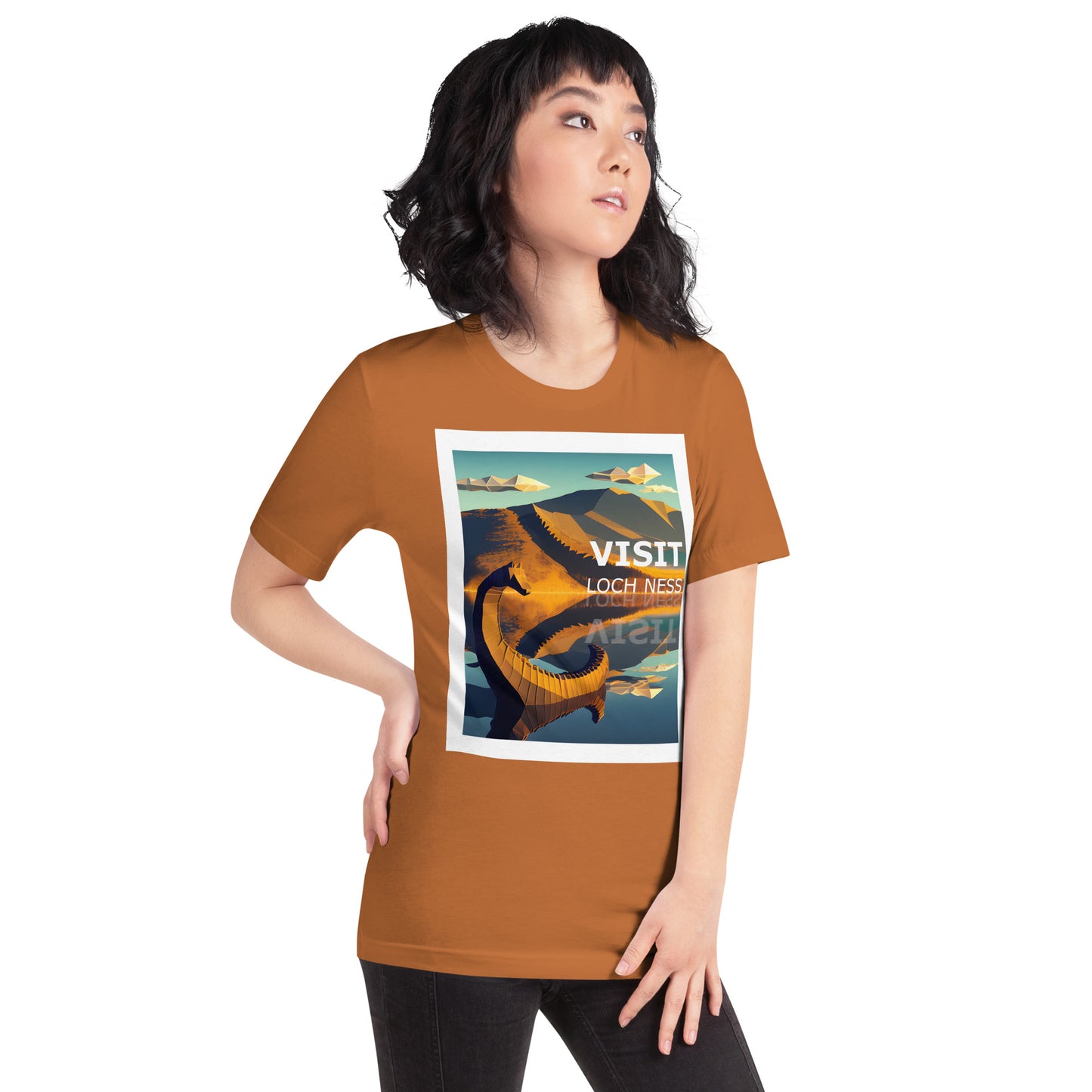 Visit Loch Ness Nessie Unisex t-shirt