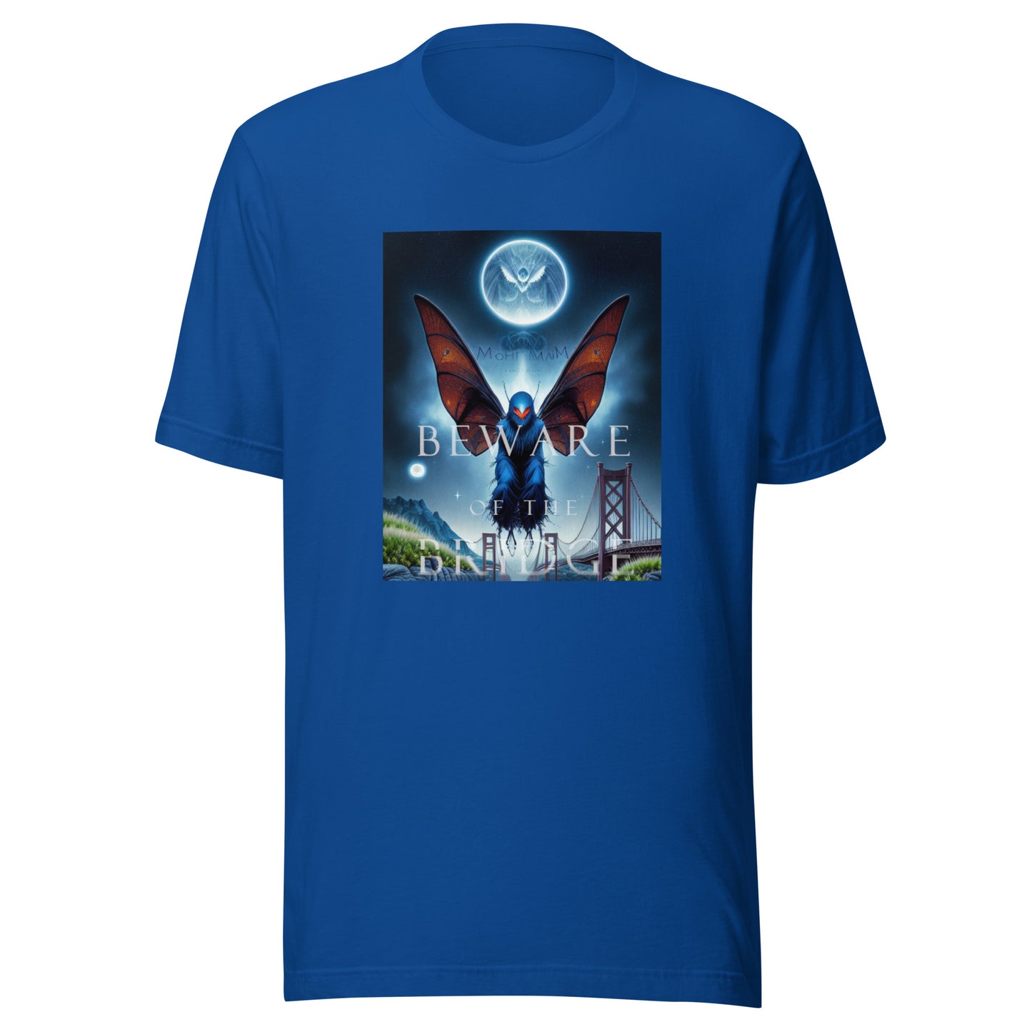 Beware of the Bridge Mothman Encounter Unisex t-shirt