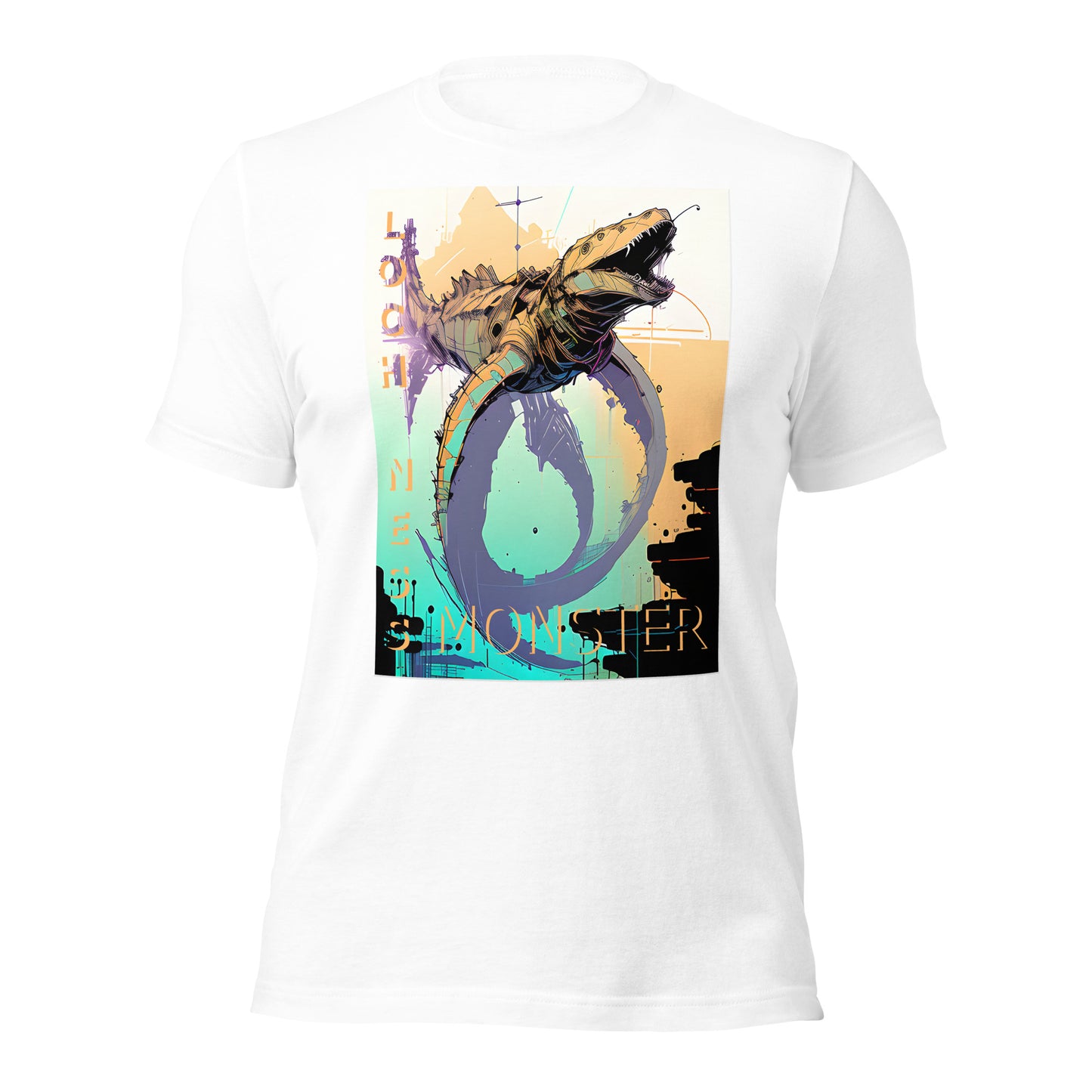 Loch Ness Monster Inkpunk Unisex t-shirt