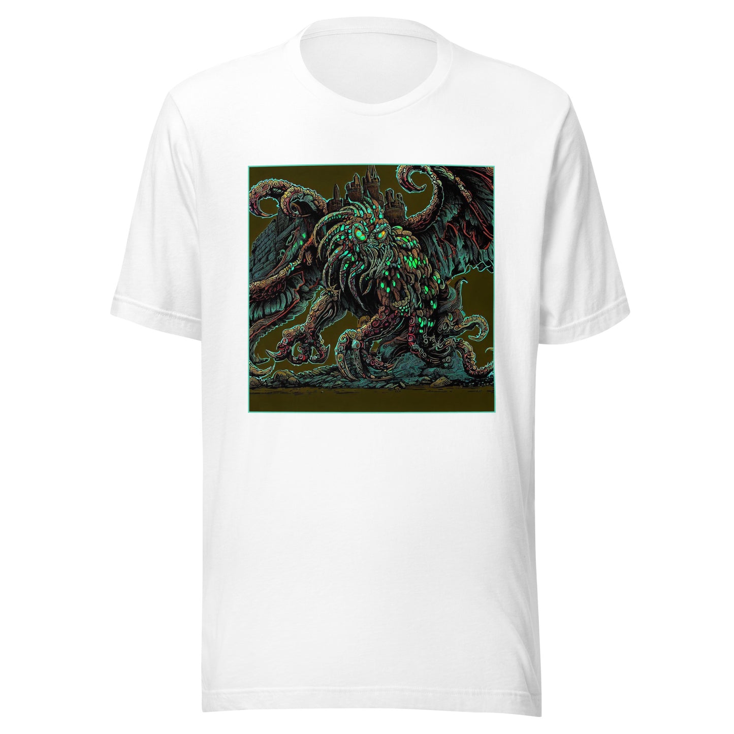 Cthulhu Castle Attack Unisex t-shirt