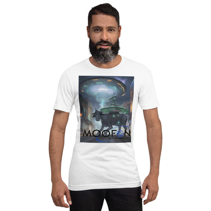 MOOFON - Mooing Flying Object Network Unisex t-shirt