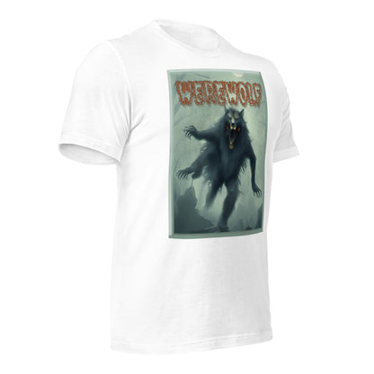 Werewolf Misty Graveyard Unisex t-shirt