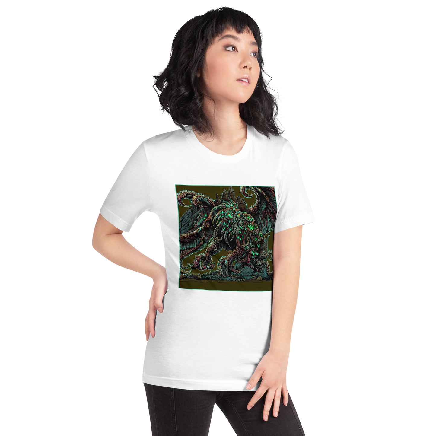 Cthulhu Castle Attack Unisex t-shirt